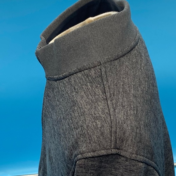 Under Armour Quarter-Zip Fleece Pullover Men's Gray Size Large - Picture 6 of 12